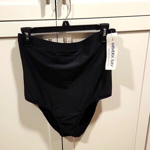 Paradise Bay Women's Black Tummy Control High Waisted Swim Bottom